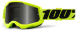 100% Motocross szemüveg 100% STRATA 2 fluo sárga (füstplexi)