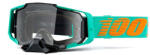 100% ARMEGA Clark motocross szemüveg türkiz (átlátszó plexi)