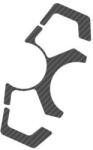 Puig Yoke protector PUIG X-TREME 9627C carbon look