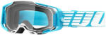 100% Motocross szemüveg 100% ARMEGA Túlméretezett égbolt türkiz (átlátszó plexiüveg)