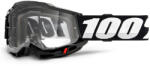 100% Motocross szemüveg 100% ACCURI 2 OTG fekete (átlátszó plexiüveg)