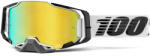 100% ARMEGA Atmos motocross szemüveg tükör arany plexi
