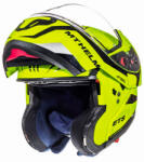MT Helmets MT Atom Divergencia felnyitható bukósisak neon sárga