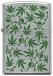 Zippo Brichetă Zippo 8969 Skulls Marijuana Weed Design (8969) Bricheta