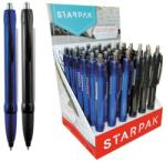 Starpak kék színű golyóstoll gumi markolattal - kétféle (320850)