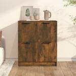 vidaXL Servantă, stejar fumuriu, 60x30x70 cm, lemn prelucrat (816994) Comoda
