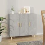vidaXL Măsuță de cafea, gri beton, 90x34x80 cm, lemn prelucrat (812496) Comoda