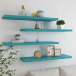 vidaXL Rafturi perete suspendate 4 buc. albastru 90x23, 5x3, 8 cm MDF (326626) Raft
