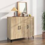 vidaXL Servantă, stejar sonoma, 90x34x80 cm, lemn prelucrat (812504) Comoda