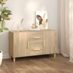 vidaXL Servantă, stejar sonoma, 100x36x60 cm, lemn prelucrat (812513) Comoda