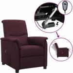 vidaXL Fotoliu rabatabil electric, violet, material textil (3098551)
