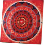  Mandala falikép - Szerelem piros