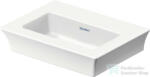 Duravit WHITE TULIP 450x330 mm-es bútorral aláépíthető csaplyuk nélküli mosdó Wondergliss bevonattal, 07374500701 (07374500701)