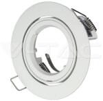 V-TAC Billenthető Olcsó kör alakú spot lámpatest, fehér (14240)