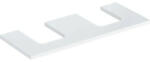 Geberit One mosdópult kivágással, két pultra ültethető tálformájú mosdóhoz 120x47 cm, magasfényű fehér 505.335. 00.1 (505.335.00.1) - szaniteronline