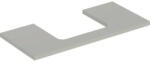 Geberit One mosdópult középső kivágással, pultra ültethető mosdóhoz 105x47 cm, matt greige 505.284. 00.7 (505.284.00.7) - szaniteronline