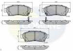 COMLINE Set placute frana, frana disc TOYOTA RAV 4 I (SXA1) (1994 - 2000) COMLINE CBP3260