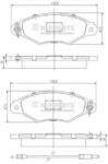 NIPPARTS Set placute frana, frana disc RENAULT KANGOO (KC0/1) (1997 - 2007) NIPPARTS J3601093