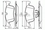 Bosch Set placute frana, frana disc BMW Seria 1 (F20) (2010 - 2016) BOSCH 0 986 494 561