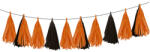 Amscan Ghirlandă cu ciucuri - Negru / portocaliu