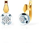 SAVICKI fülbevaló: kétszínű arany és gyémántok - savicki - 837 085 Ft