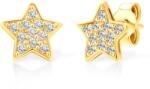 SAVICKI fülbevaló - csillagok: arany cirkóniával - savicki - 95 915 Ft