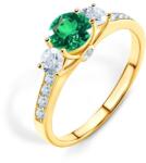 SAVICKI Dream eljegyzési gyűrű: arany és smaragd