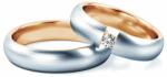 SAVICKI Esküvői karikagyűrűk: kétszínű arany, karika, 5 mm - savicki - 689 335 Ft