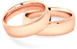SAVICKI Esküvői karikagyűrűk: rózsaarany, félkarika, 6 mm - savicki - 495 835 Ft