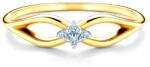 SAVICKI eljegyzési gyűrű: kétszínű arany és gyémántok - savicki - 187 420 Ft