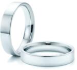 SAVICKI Esküvői karikagyűrűk: platina, lapos, 4 mm