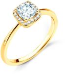 SAVICKI eljegyzési gyűrű: sárga arany és gyémántok