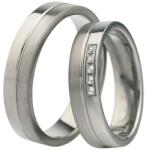 SAVICKI Esküvői karikagyűrűk: titán, félkarika, 5 mm