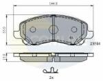 COMLINE Set placute frana, frana disc JEEP PATRIOT (MK74) (2007 - 2016) COMLINE CBP31256