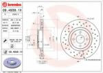 BREMBO Disc frana FIAT FIORINO Combi (225) (2007 - 2016) BREMBO 09.4939. 1X