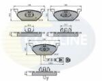 COMLINE Set placute frana, frana disc VW CADDY III Caroserie (2KA, 2KH, 2CA, 2CH) (2004 - 2016) COMLINE CBP1851