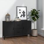 vidaXL Servantă, negru, 100x36x60 cm, lemn prelucrat (812520) Comoda