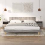 vidaXL Noptiere, 2 buc. , gri sonoma, 40x35x47 cm (817300)
