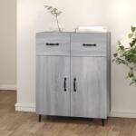 vidaXL Servantă, gri sonoma, 69, 5x34x90 cm, lemn prelucrat (817361) Comoda