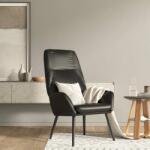 vidaXL Scaun de relaxare, negru, piele artificială lucioasă (341364)
