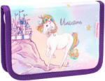 Belmil Penar școlar Belmil - Rainbow Unicorn Magic, cu desfasurare dubla (335-72) Penar