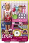 Mattel Papusa Barbie FHP57 - Barbie bucatar cu aragaz si accesorii (FHP57) Papusa Barbie