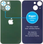 Apple iPhone 13 Mini - Sticlă Carcasă Spate cu Orificiu Mărit pentru Cameră (Green), Green