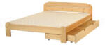 Quality Beds K23 Ágyneműtartó fiók 198x78 pácolt tölgy - Quality Beds ágyakhoz