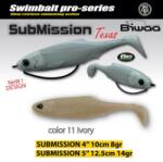 Biwaa Submission 4" 10cm 11 Ivory gumihal 4db/csg (B000837)