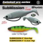 Biwaa Submission 4" 10cm 12 Fire Tiger gumihal 4db/csg (B000838)