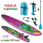 Maqua Надуваем стендъп падъл борд Maqua Flowers 10'8 (SUP00007)
