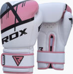 RDX Mănuși de box pentru femei RDX BGR-F7 alb și roz BGR-F7P