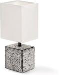 Aigostar B. V. Aigostar - Asztali lámpa 1xE14/40W/230V szürke/fehér 130200PUH (AI0171)