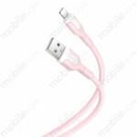 XO NB212 iPhone Lightning adat- és töltőkábel 1, 0 m 2, 1A rózsaszín